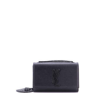 Saint Laurent Small Classic Monogram Crossbody Bag Grainy Leather